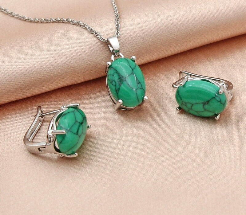 Boucles d'oreilles dorée rose, turquoise – Vente Flash Bijoux