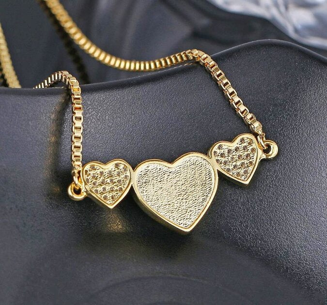 Bracelet femme doré, chaîne, zircon cubique, raffiné, délicat – Vente Flash Bijoux