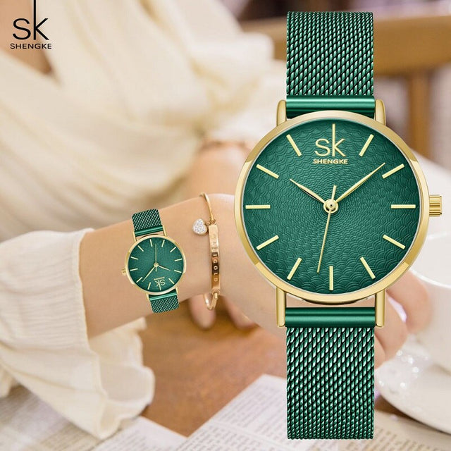 Montre femme argentée, à quartz, bracelet acier – Vente Flash Bijoux