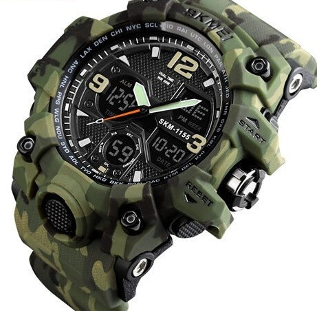 Montre homme à quartz, graphique – Vente Flash Bijoux