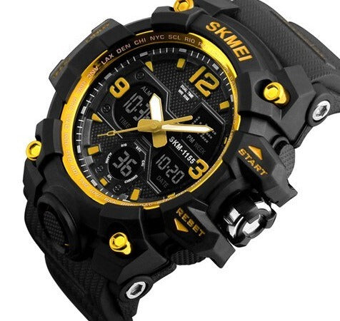 Montre homme à quartz, graphique – Vente Flash Bijoux