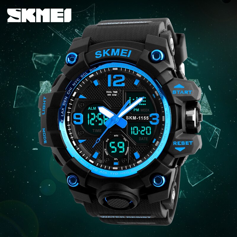 Montre homme à quartz, graphique – Vente Flash Bijoux