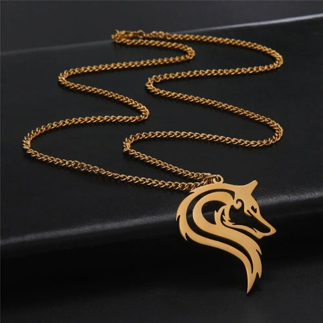 Collier femme acier inoxydable, vintage – Vente Flash Bijoux
