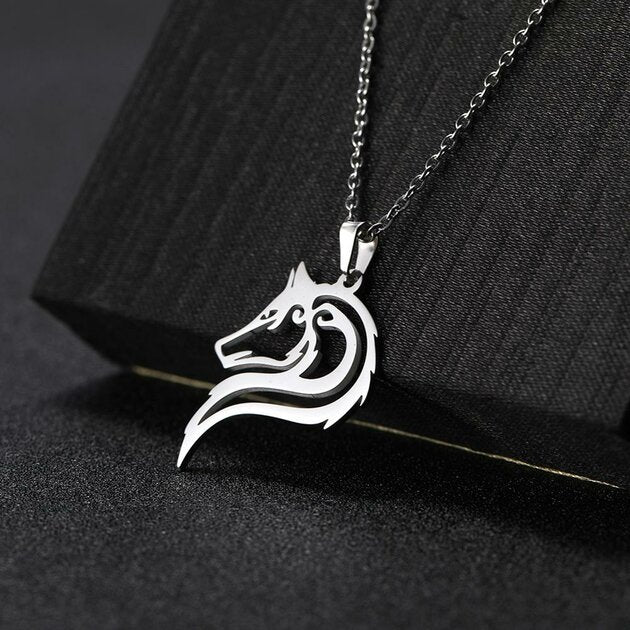Collier femme acier inoxydable, vintage – Vente Flash Bijoux