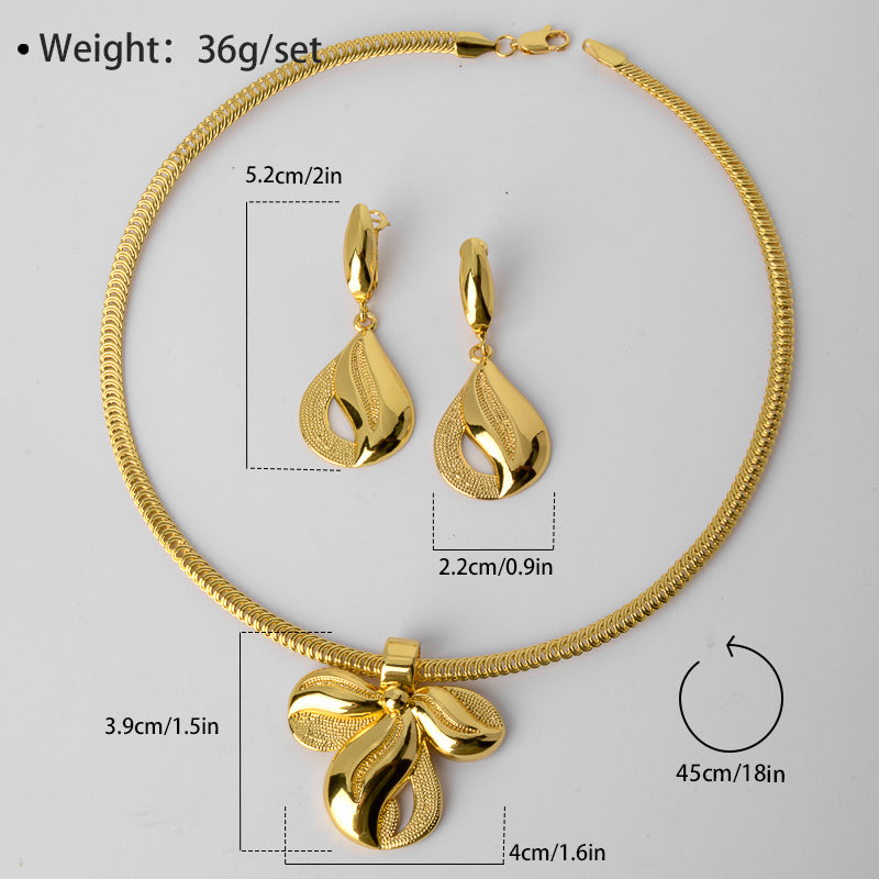 Boucles d'oreilles dorées, raffiné – Vente Flash Bijoux
