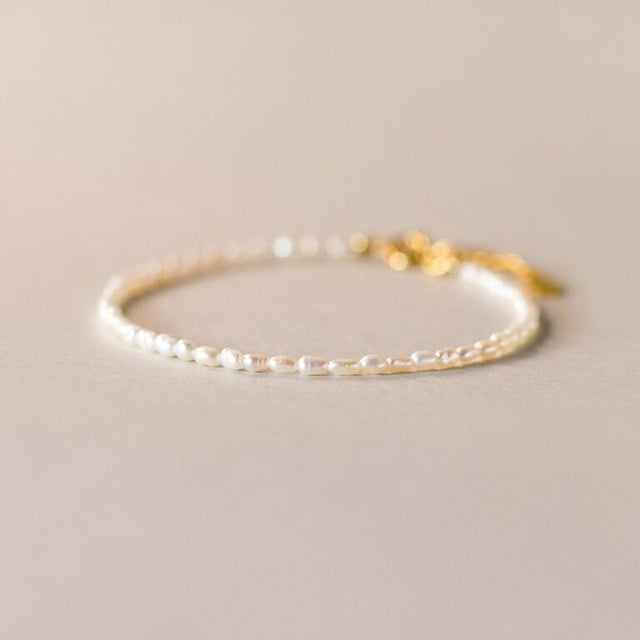 Bracelet femme doré ou argenté, perles, délicat – Vente Flash Bijoux