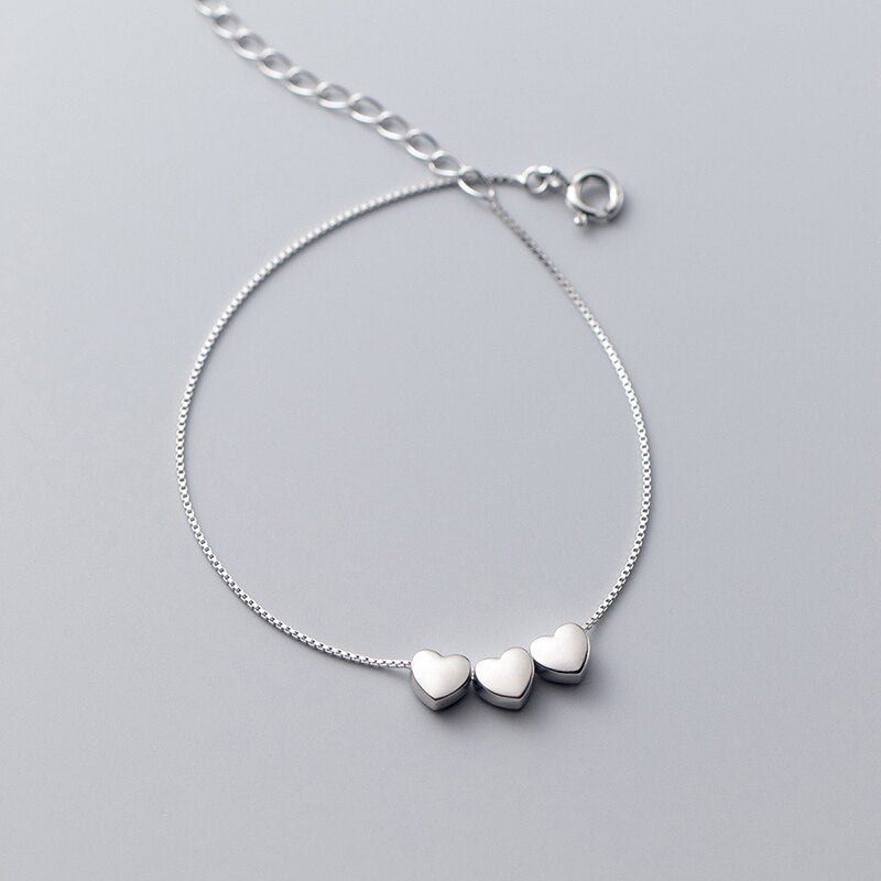 Bracelet femme argenté, romantique – Vente Flash Bijoux