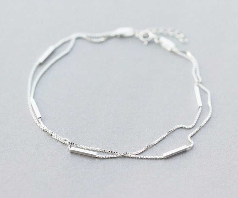 Bracelet femme argenté, raffiné – Vente Flash Bijoux