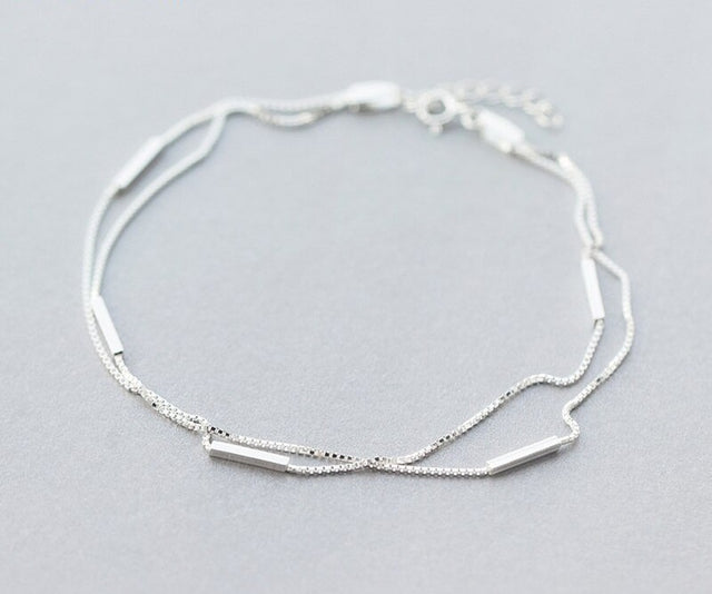 Bracelet femme argenté, raffiné – Vente Flash Bijoux