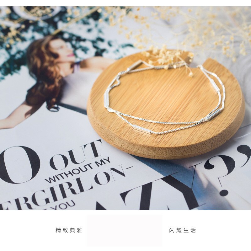 Bracelet femme argenté, raffiné – Vente Flash Bijoux