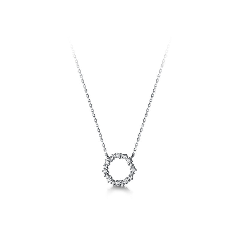 Collier femme doré ou argenté, chaîne, zircon cubique – Vente Flash Bijoux