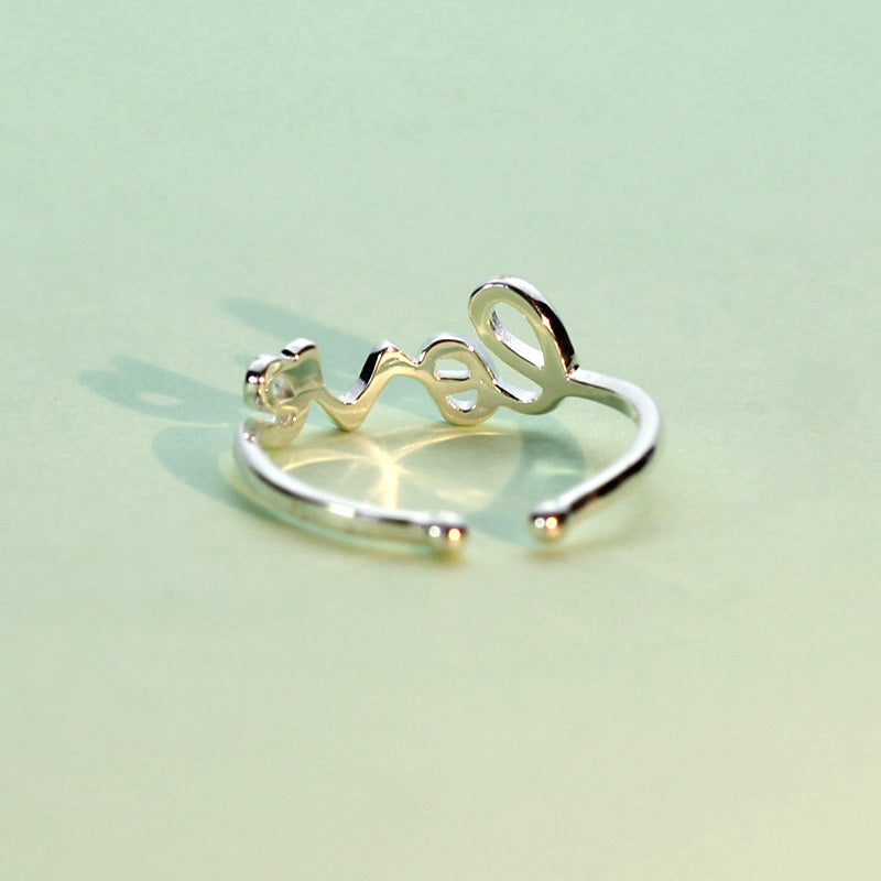 Bague femme argentée, ajustable – Vente Flash Bijoux