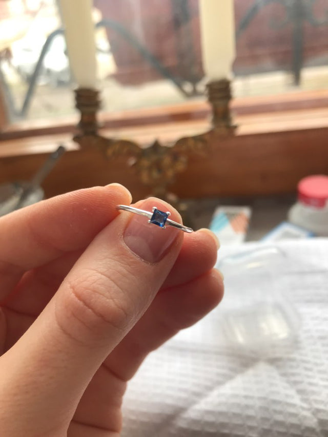 Bague femme argentée, zircon cubique, délicat – Vente Flash Bijoux