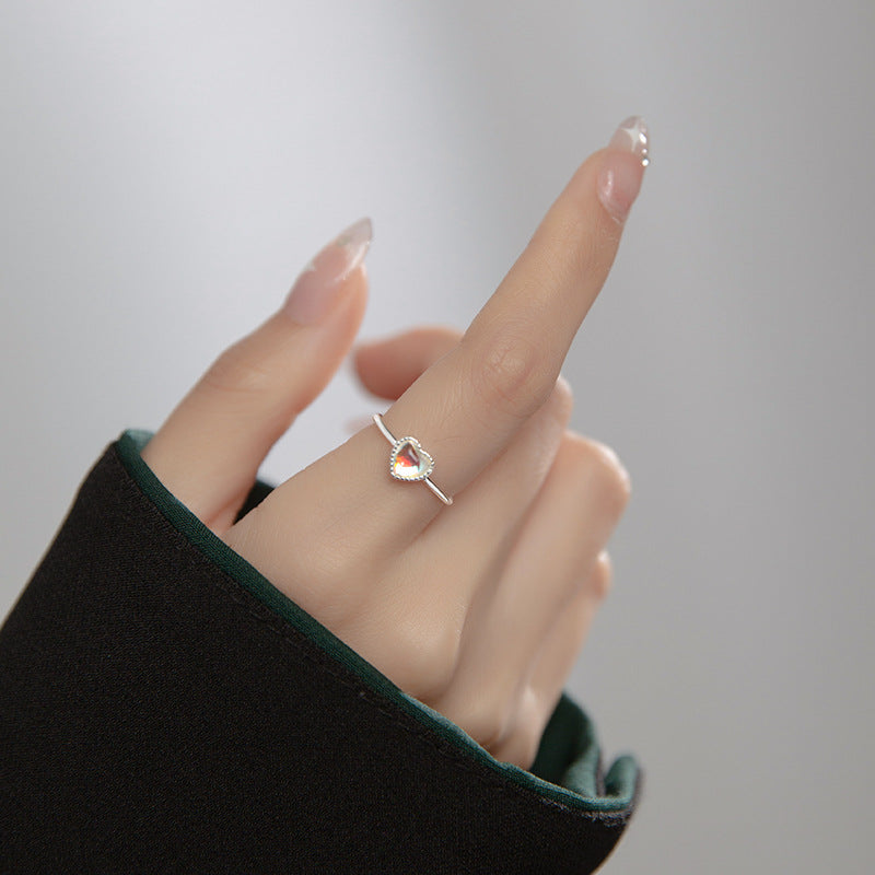 Bague femme argentée, délicat – Vente Flash Bijoux