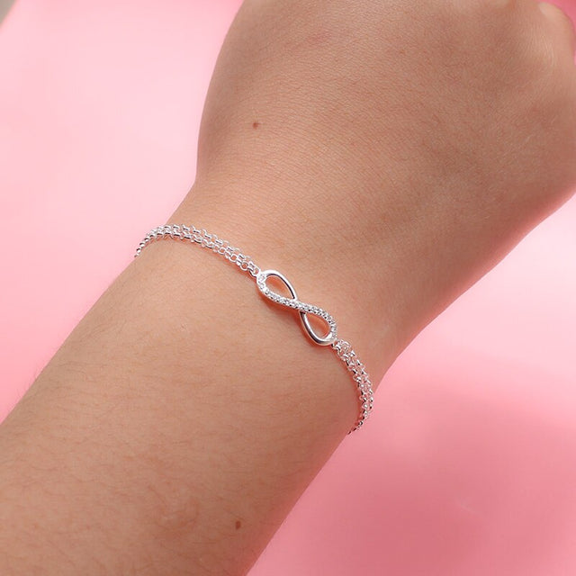 Bracelet femme argenté, cœur – Vente Flash Bijoux
