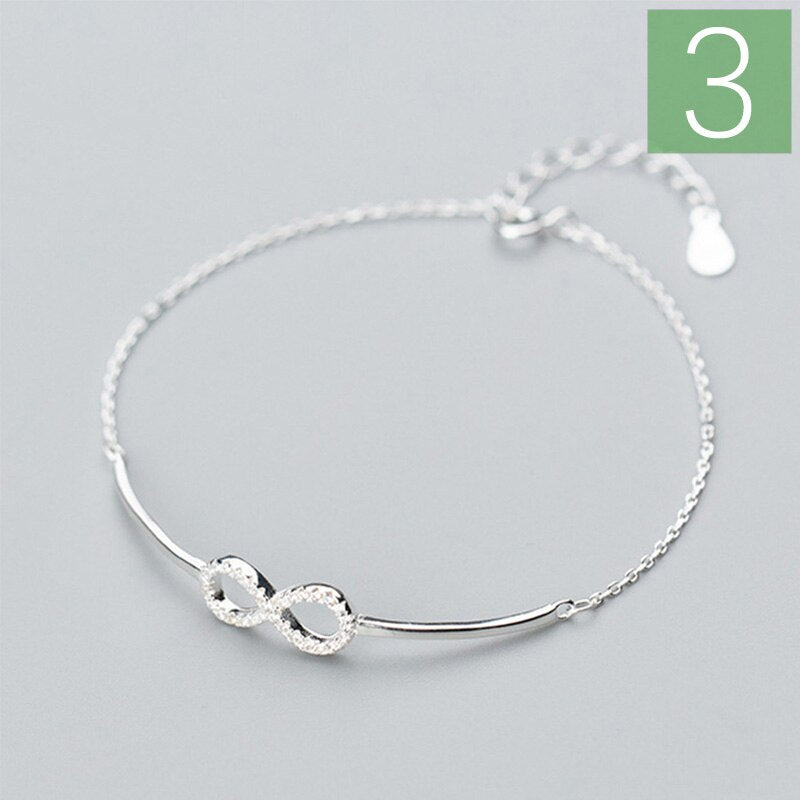 Bracelet femme argenté, cœur – Vente Flash Bijoux