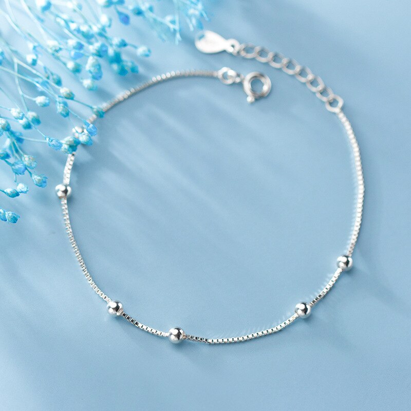 Bracelet femme argenté, minimaliste – Vente Flash Bijoux