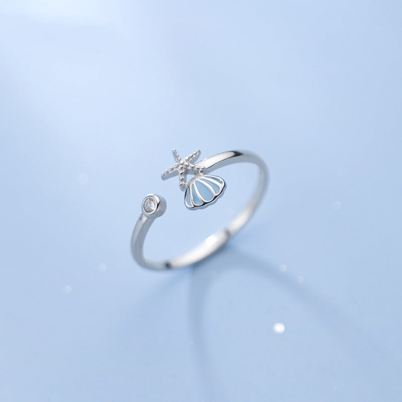 Bague femme argentée, zircon cubique, ajustable, délicat – Vente Flash Bijoux