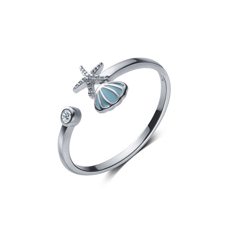Bague femme argentée, zircon cubique, ajustable, délicat – Vente Flash Bijoux