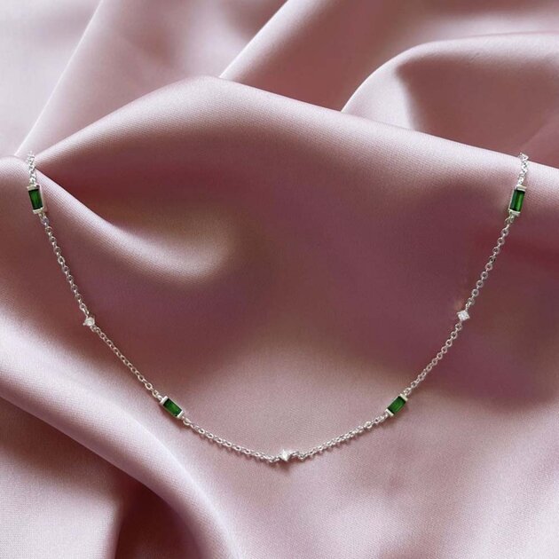 Collier femme doré ou argenté, ras du cou, zircon cubique – Vente Flash Bijoux