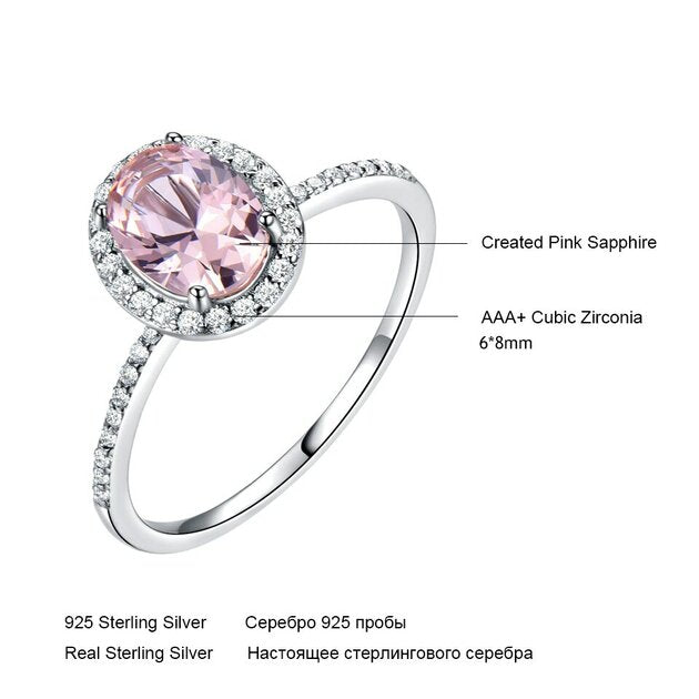 Bague femme argentée, morganite rose, style bohème– Vente Flash Bijoux