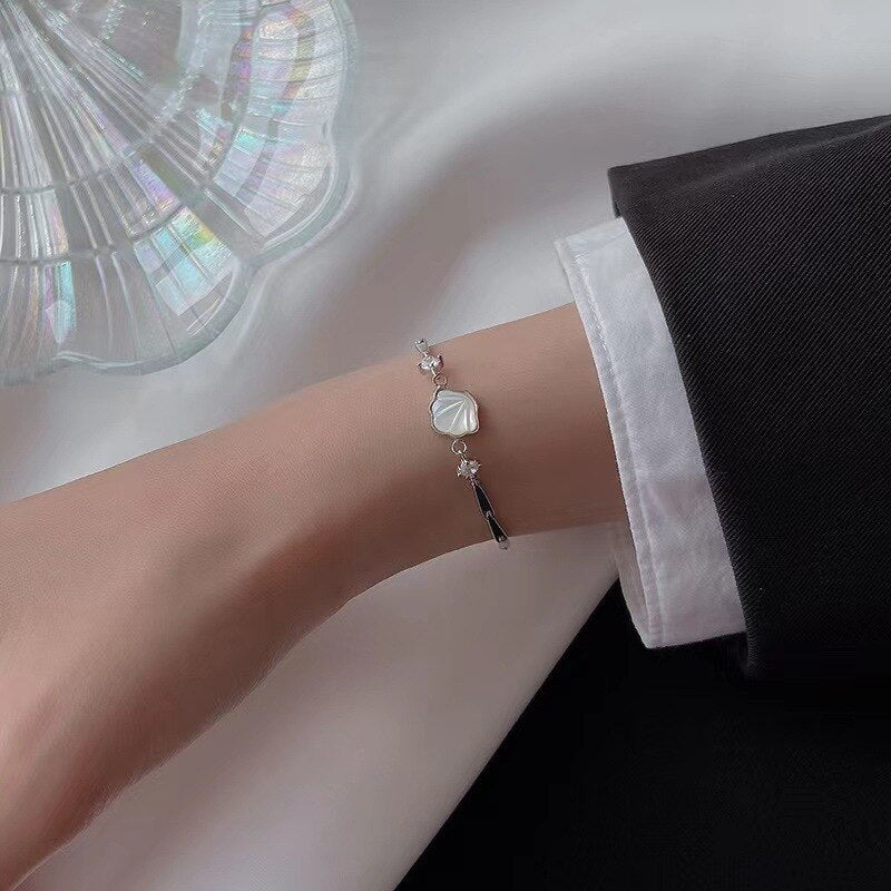 Bracelet femme argenté, chaîne – Vente Flash Bijoux