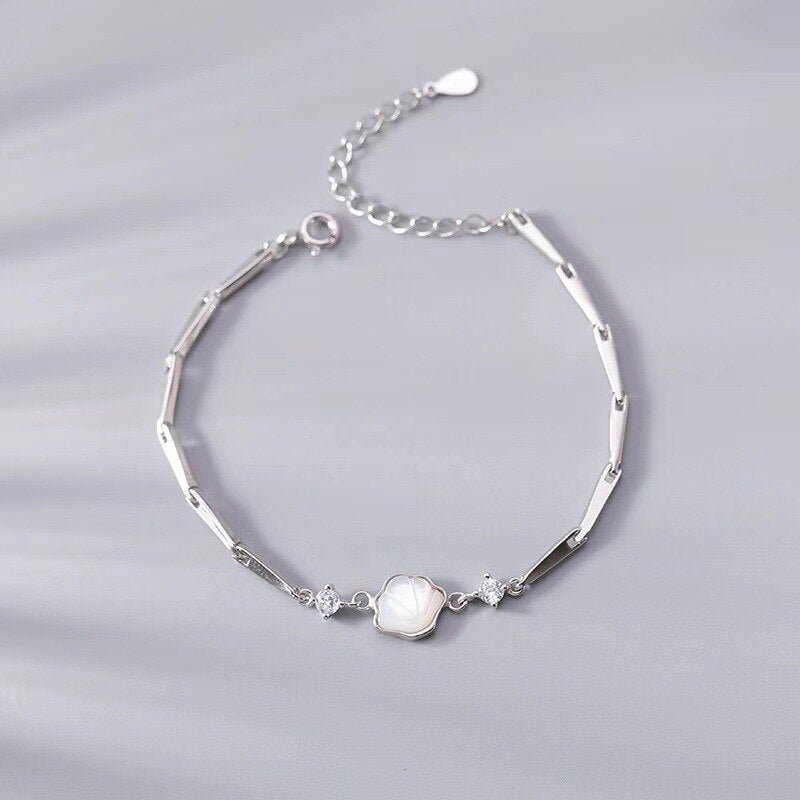Bracelet femme argenté, chaîne – Vente Flash Bijoux