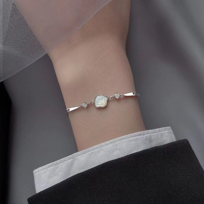 Bracelet femme argenté, chaîne – Vente Flash Bijoux