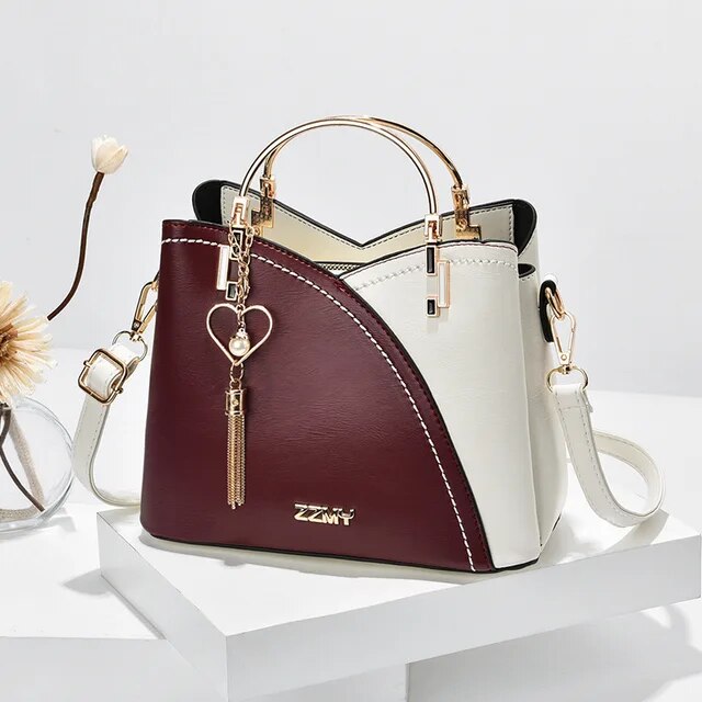 Sac bandoulière, en cuir, bohème – Vente Flash Bijoux
