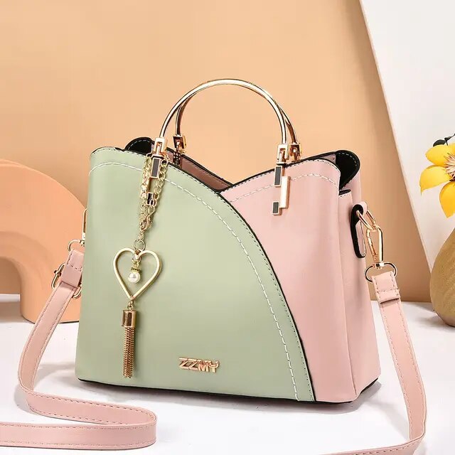 Sac bandoulière, en cuir, bohème – Vente Flash Bijoux