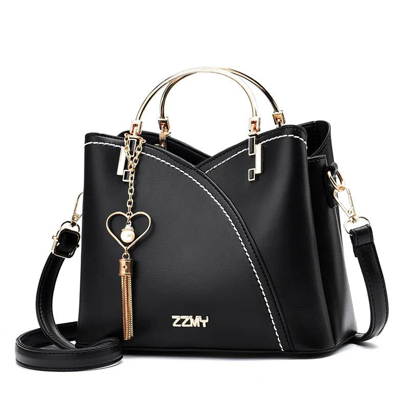 Sac bandoulière, en cuir, bohème – Vente Flash Bijoux