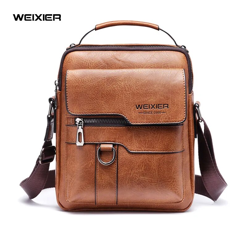 Sac homme bandoulière, en cuir – Vente Flash Bijoux