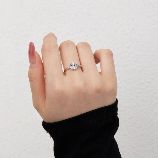 Bague femme dorée, zircon cubique – Vente Flash Bijoux