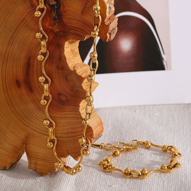 Bracelet femme doré, vintage – Vente Flash Bijoux