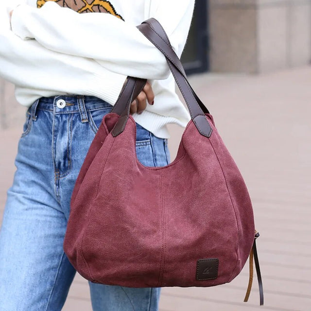 Sac pochette, en toile – Vente Flash Bijoux