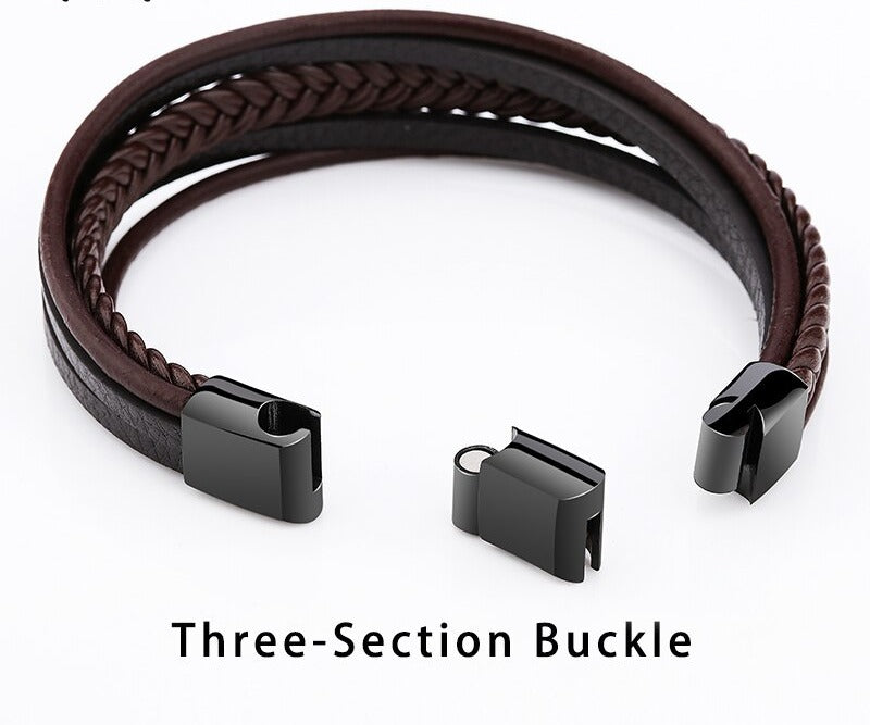 Bracelet homme acier inoxydable, chaîne, punk, bohème – Vente Flash Bijoux